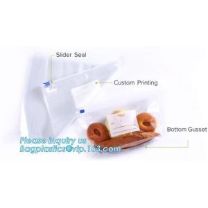 slider Zip lockk bag doypack zipper/ECO-friendly slider bag, Slider Bags Stand