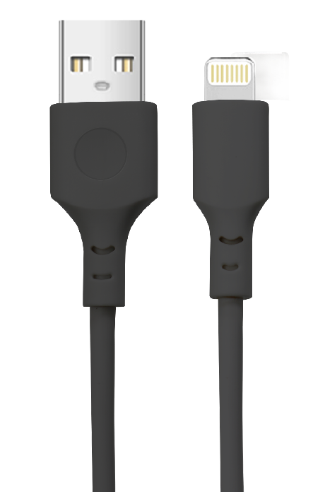 2025 Silicone-Coated CCA Data Cable Braided Speed Charging Sync C-C20V3A 60W max/C-L 9V3A 27W max