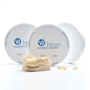 Wholesale Highly Aesthetic Effect Dental Zirconium Blank SHT Multilayer 100 Powder in Dental Lab Use for Making Perfect Denture from china suppliers