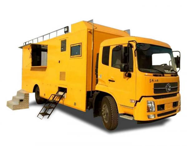 Quality King Run Mobile Kitchen Truck For Outdoor Engineering Project Camping Dining for sale