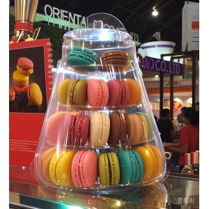 48 Packaging Macaron Paper Boxes Macaron Plastic Trays Macaron Cartons