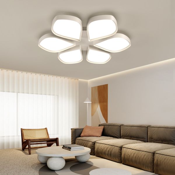 Ultra-thin Recessed Led Ceiling Lights Creative Bedroom Minimalist Study Petal