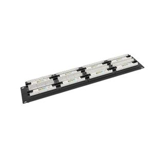 Cat6 UTP Network Patch Panel 48port 2U AMP Ethernet Patch Panels 0.4 - 0.7mm