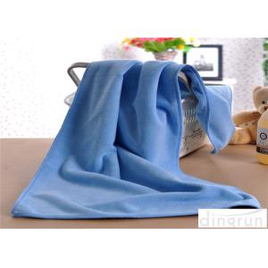 Dye Yarn Terry Custom Microfiber Towels With Embroidered Logo