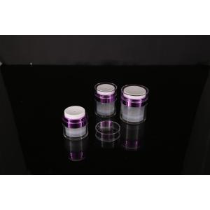 hand lip crystal pump empty square white Screen Printing Airless 30ml Cosmetic