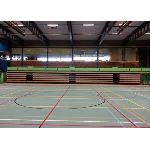 Electric Retractable Seating System Aisle Lights Optional With Optional Carpeted