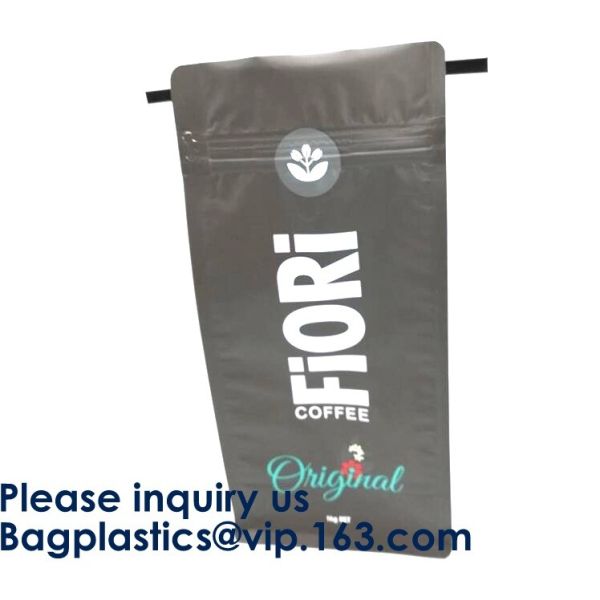 Food Industrial Use And Moisture Proof Feature Resealable Zipper Kraft Paper Food Packaging Bags Doypack Pouch bags