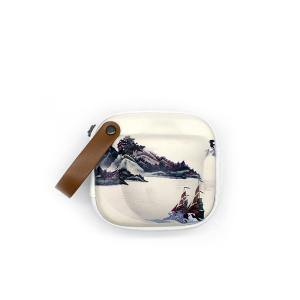 EVA Travel Tea Set Double Wall Glass Pot porcelain tea cup set portable case for