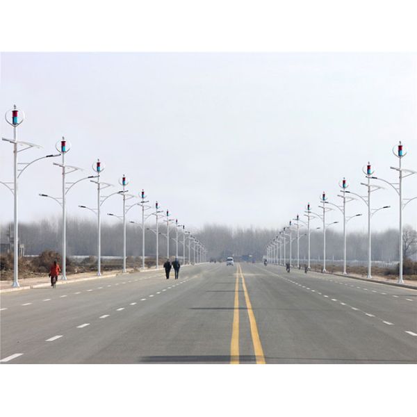 Energy Saving Solar And Wind Powered Street Lights Environment Friendly