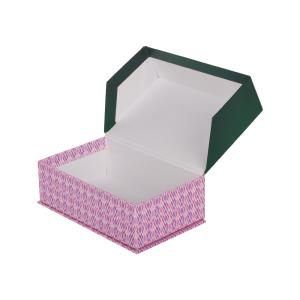 Luxury Handmade Soap Packaging Box Book Shape Rigid Paper Recyclable