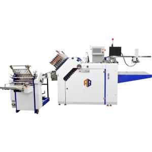 Buy cheap 600mm Width Pharmaceutical Leaflet Folding Machine With Automatic Feeder from wholesalers