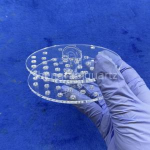 CNC Finishing Custom High Temperature Quartz Punch Sheet Welding