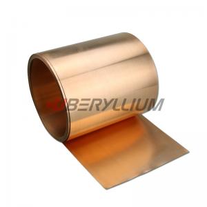 China C17200 ASTM B194 Beryllium Copper Tape Berylco 25 For Electrical Switch Soft State on sale