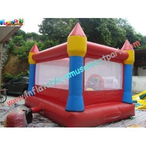 Outdoor PVC Commercial Bouncy Castles With Slide , Inflatable Bouncer