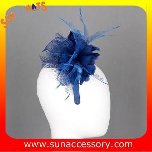 0903 Elegant design navy sinamay fascinators hats for women ,Fancy Sinamay